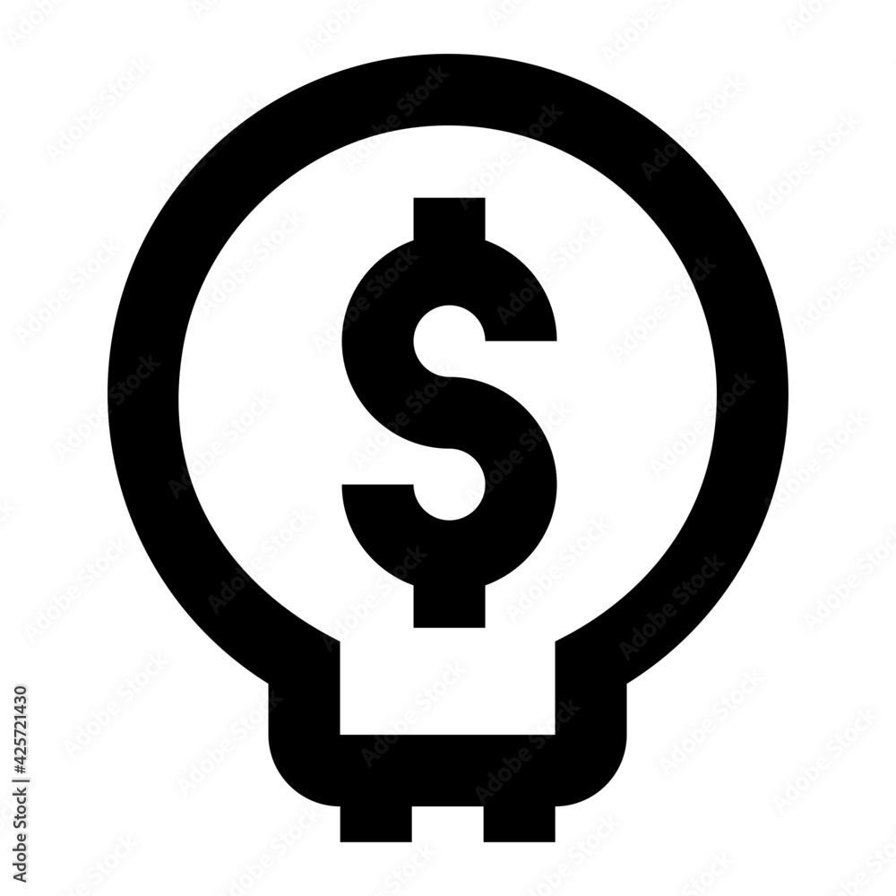 A very well designed linear icon of financial idea
A very well designed linear icon of financial idea
