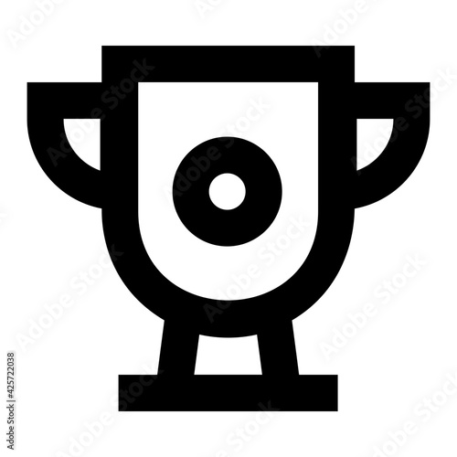 
A very well designed linear icon of trophy 

