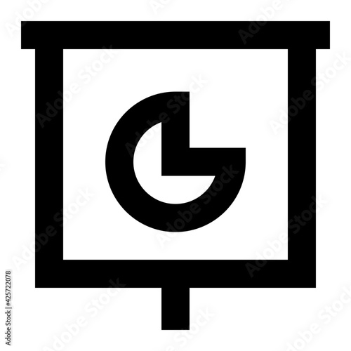 
Grab this premium quality linear icon of business lecture 

