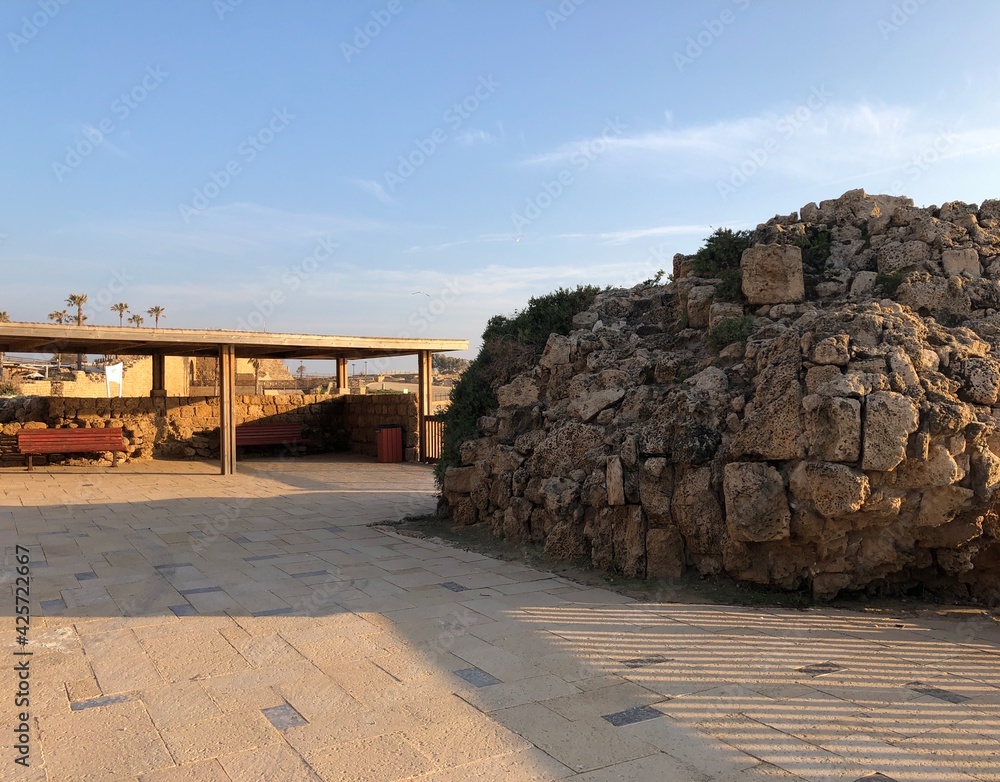 Caesarea National Park Israel ancient palace