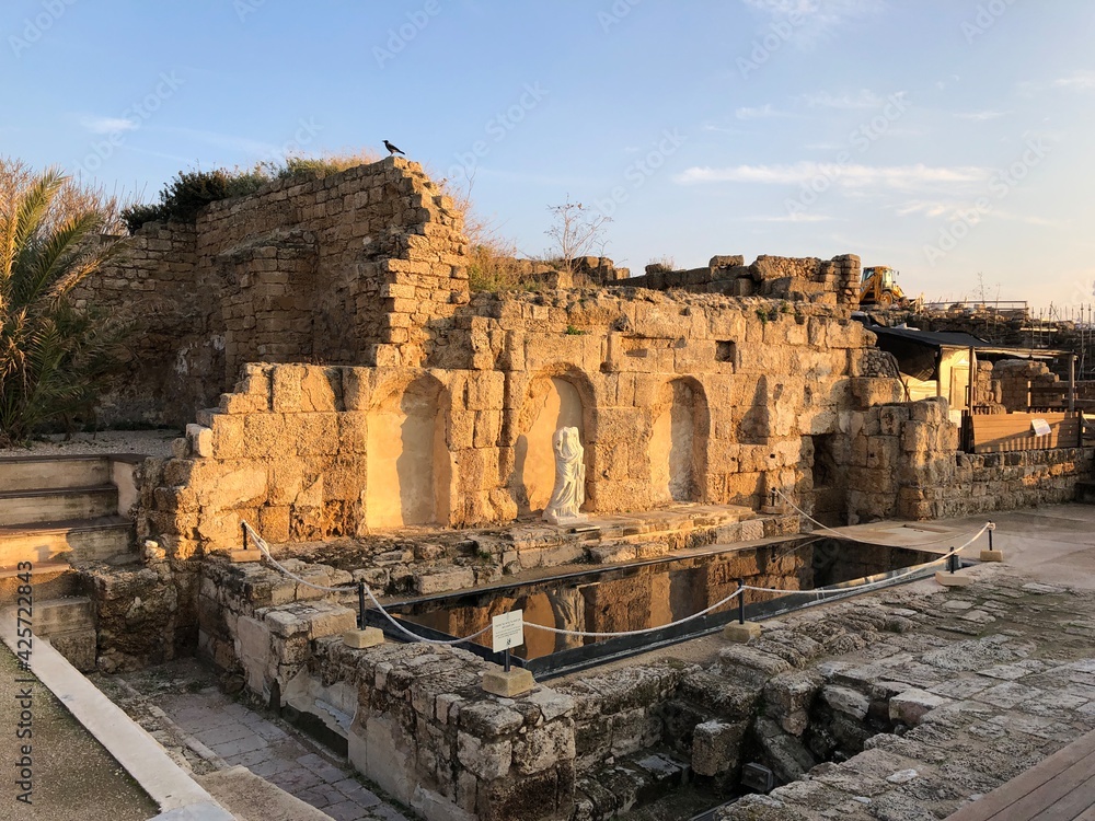 Caesarea National Park Israel ancient palace