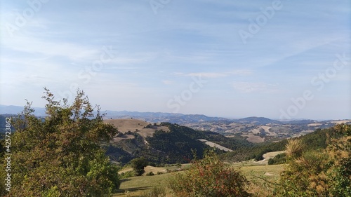 Panorama dai monti delle Cesane