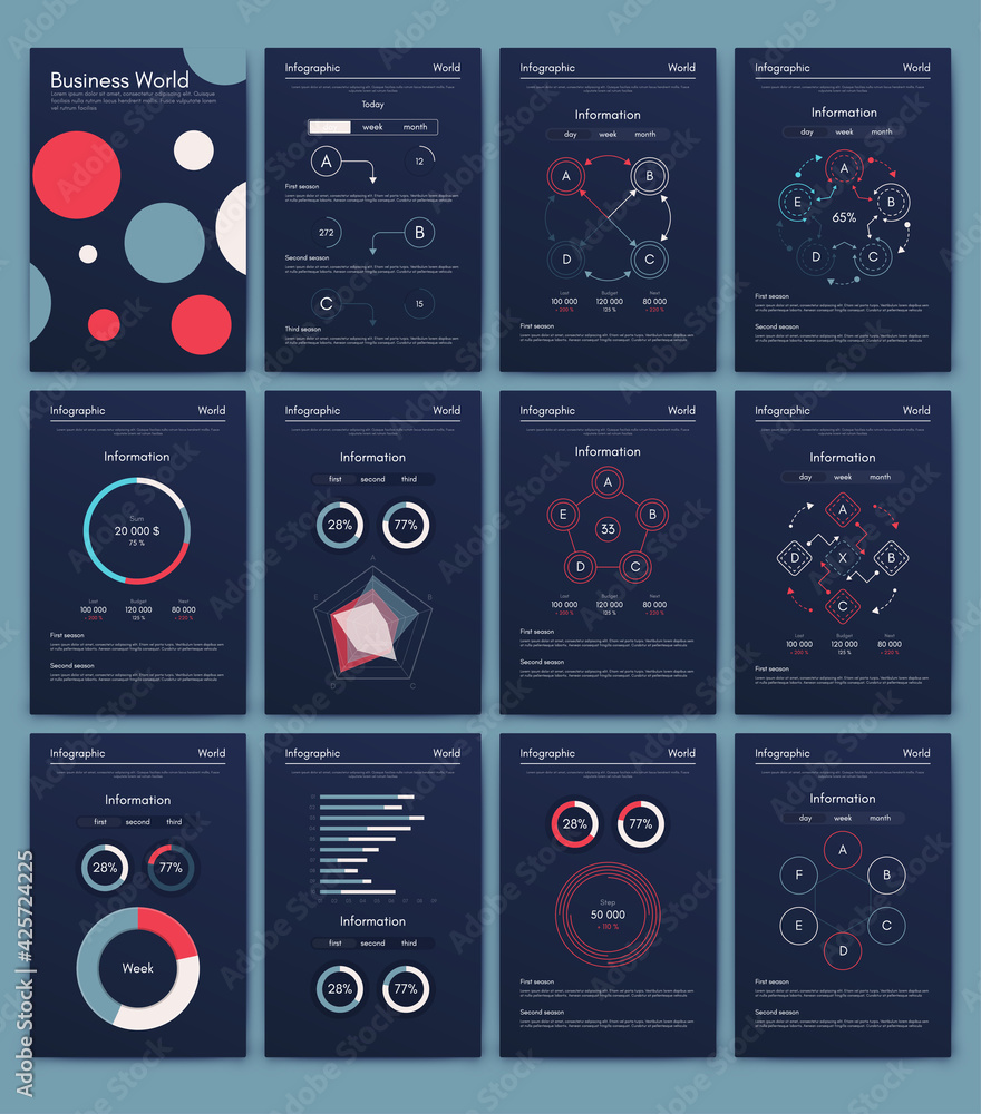 Modern infographic vector elements for business brochures. Use in website, corporate brochure, advertising and marketing.. Modern infographic vector elements for business brochures. Use in website, corporate brochure, advertising and marketing..