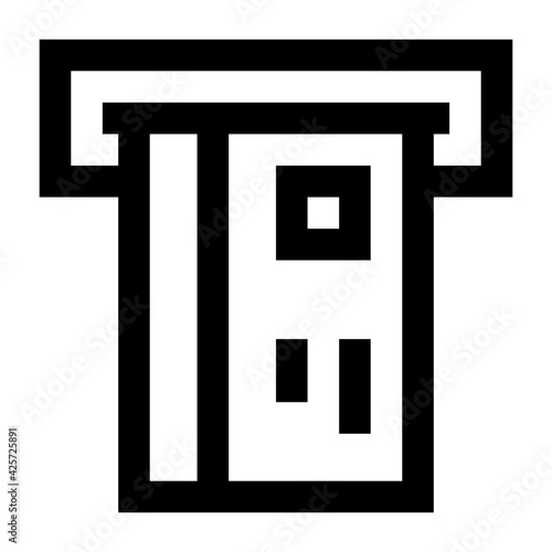 
Grab this premium quality linear icon of cash withdrawal 


