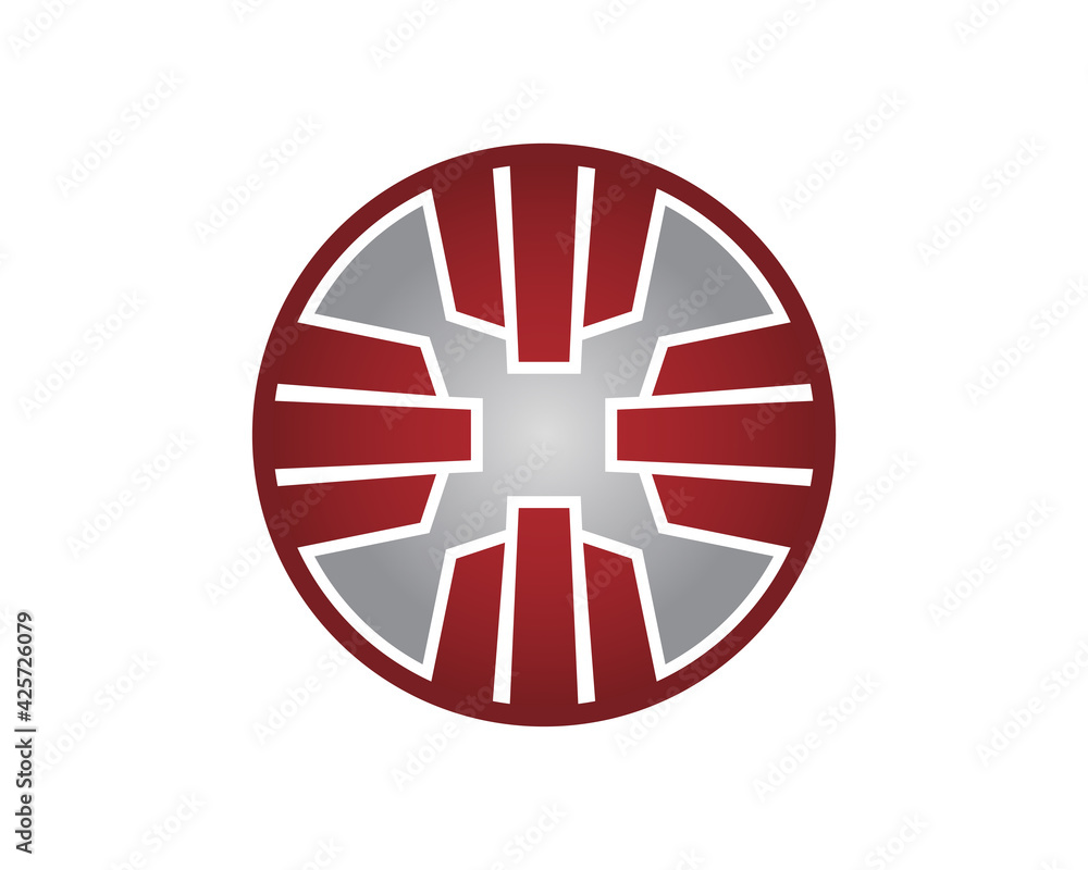 circle building investment focus logo icon circle building investment focus logo icon