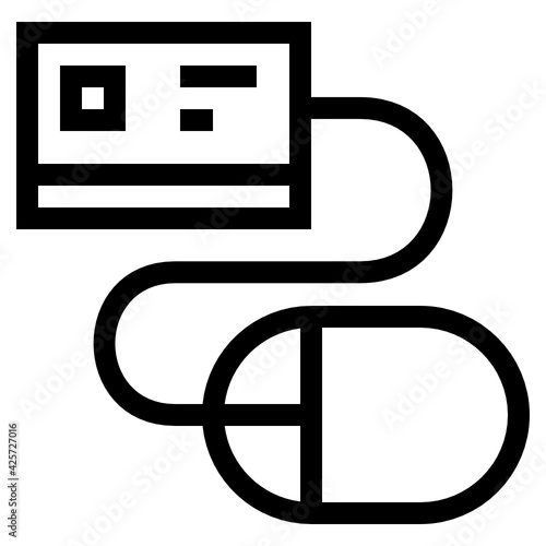 
Grab this premium quality linear icon of digital banking 

