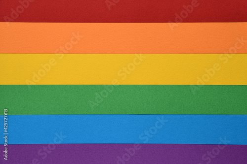 LGBT rainbow color background.