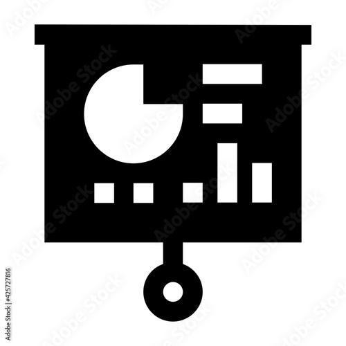 
Grab this premium quality linear icon of business lecture 

