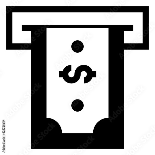 
Grab this premium quality linear icon of money withdrawal 

