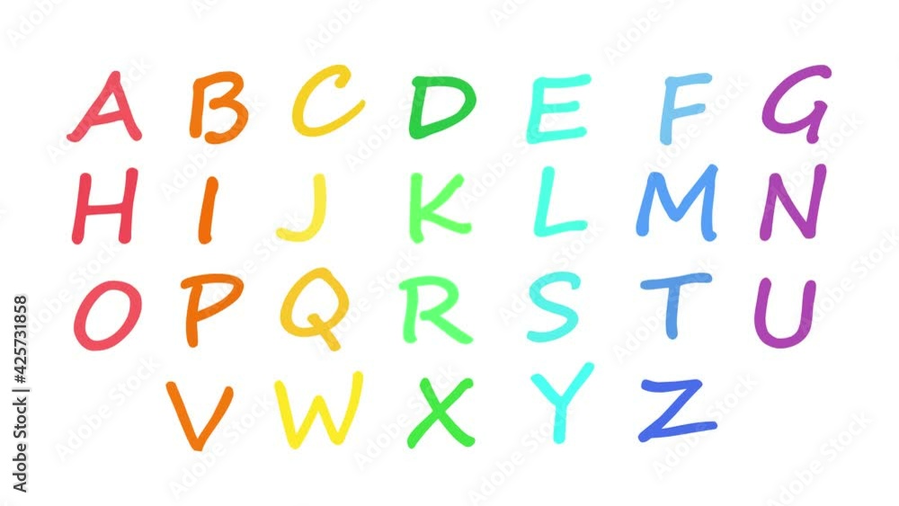Animated alphabet. Learning letters. Motion design. Motion graphics. 4k video for your channel, website, video blog. Learning ABC cartoon. A bright stylish video with the English alphabet. Animated alphabet. Learning letters. Motion design. Motion graphics. 4k video for your channel, website, video blog. Learning ABC cartoon. A bright stylish video with the English alphabet.