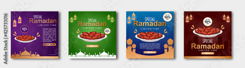 Template Instagram Sale Date Fruit 
