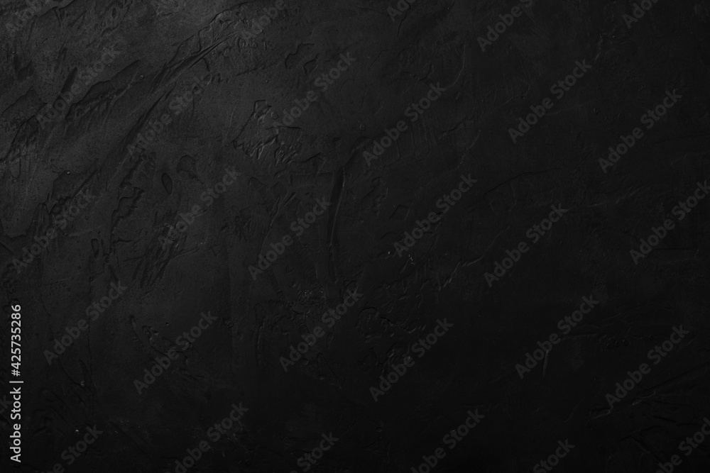 Black stone textured background, dark concrete surface Black stone textured background, dark concrete surface