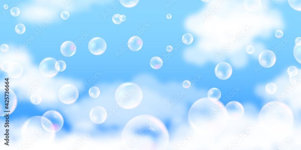 soap bubble vector