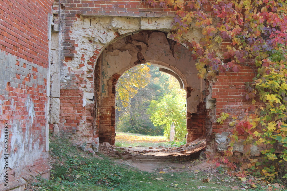 Fototapeta premium Нижегородская область, Россия, Ветошкино, усадьба Пашковых.