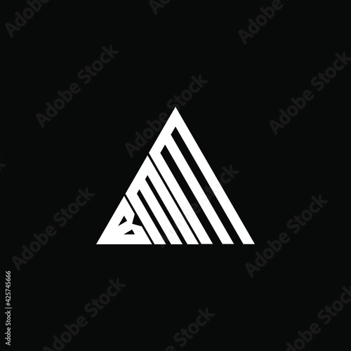 B M M letter logo creative design. BMM icon