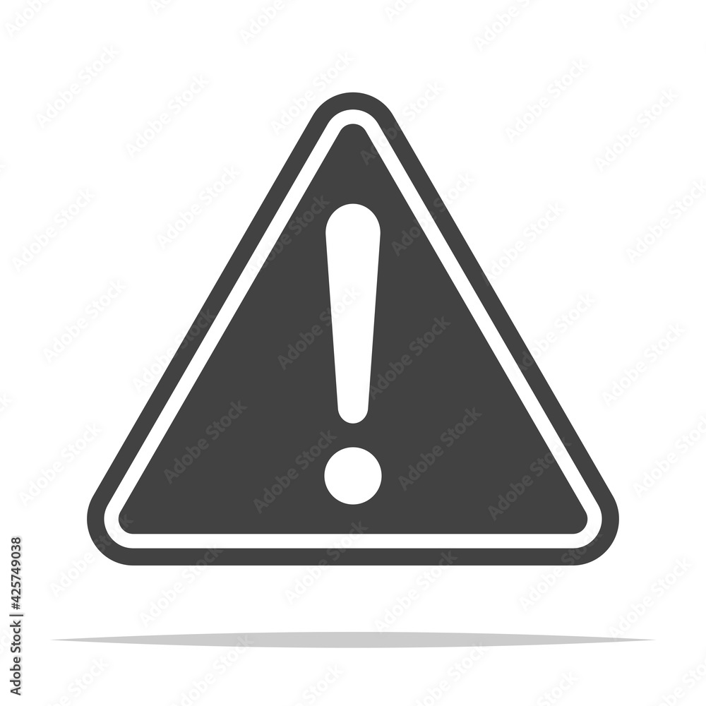 Exclamation mark transparent icon vector isolated Exclamation mark transparent icon vector isolated