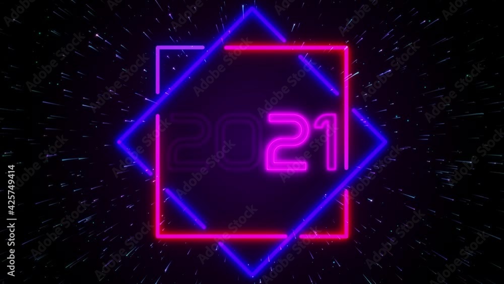Neon abstract animation background motion concept Neon abstract animation background motion concept