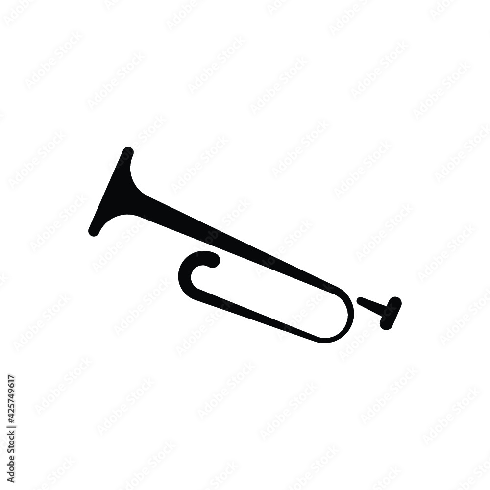 trumpet flat icon trumpet flat icon