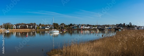 Boats on River Exe  Topsham  Exeter  Devon  England