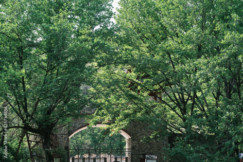 Spring scenery of Huangpi Mulan Yunwu Mountain in Wuhan  Hubei