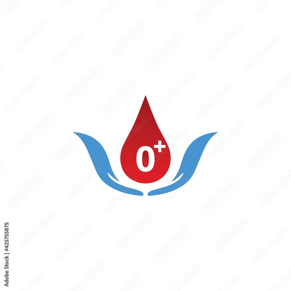 Blood logo icon vector template. Health and Care Symbol. Vector Logo Design Blood logo icon vector template. Health and Care Symbol. Vector Logo Design
