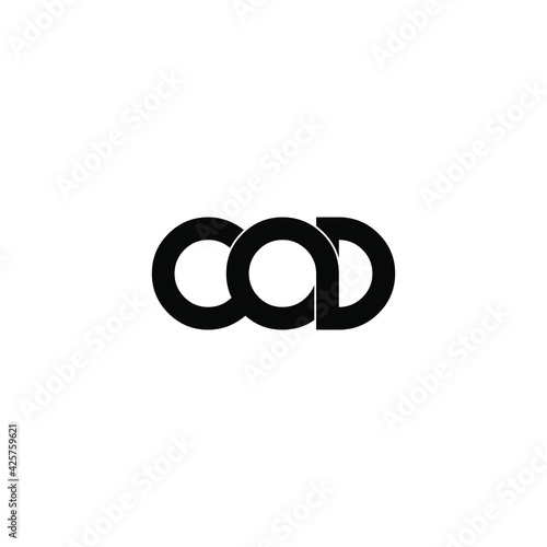 cod letter original monogram logo design