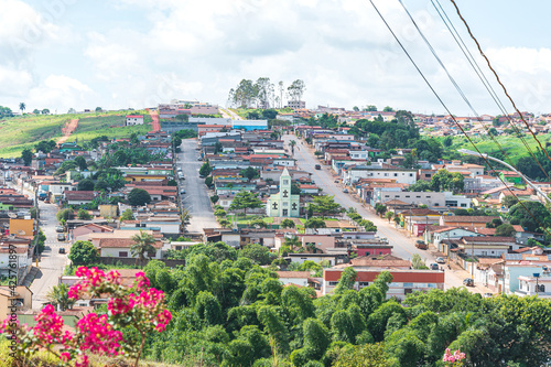View of a small countryside city of São Roque de Minas - MG, Brazil. Eco tourism destination of Minas Gerais state state. photo