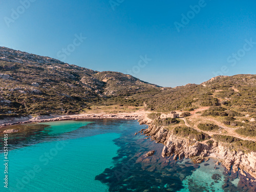 Coast of Revellata in Balagne region of Corsica
