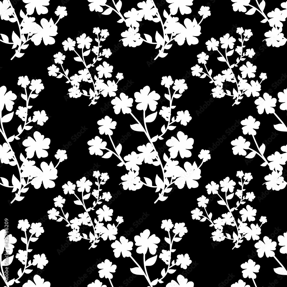 Seamless Pattern With Floral Motifs able to print for cloths, tablecloths, blanket, shirts, dresses, posters, papers. Seamless Pattern With Floral Motifs able to print for cloths, tablecloths, blanket, shirts, dresses, posters, papers.