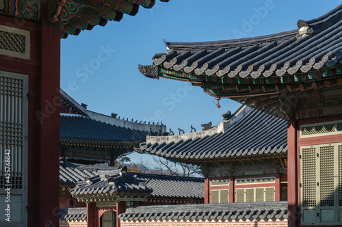 Photography Korea - palace roof detail