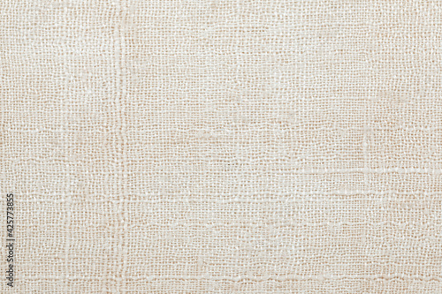 White linen fabric texture or background.