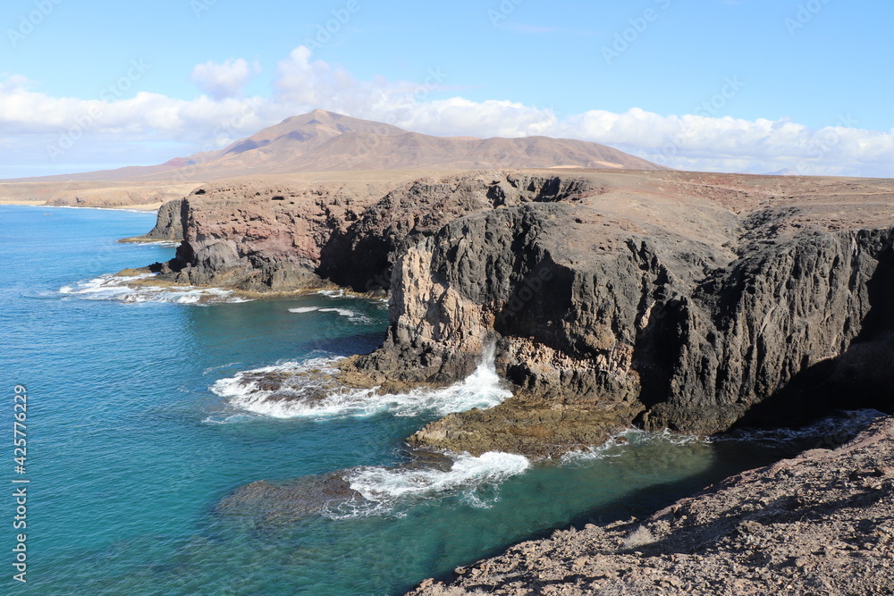 Plage de Papagayo Playa Blanca Lanzarote Canaries Espagne Plage de Papagayo Playa Blanca Lanzarote Canaries Espagne