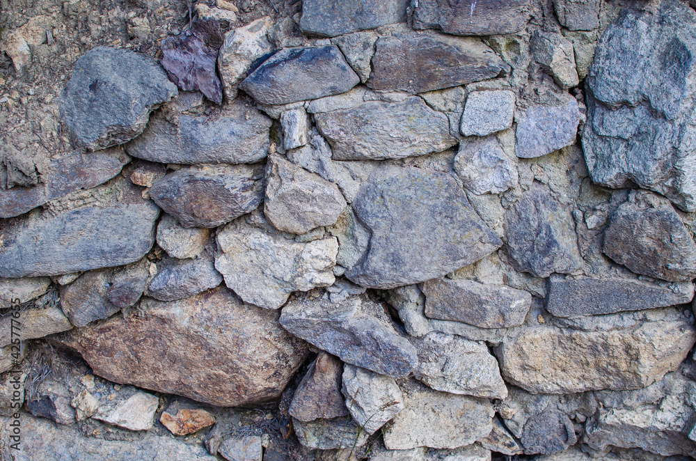 Stone background. Chipped stone texture pattern.