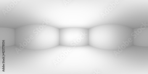 HDRI environment map of simple white room photo