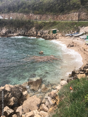 beach and sea