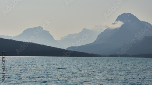 bow lake at canadian rockies