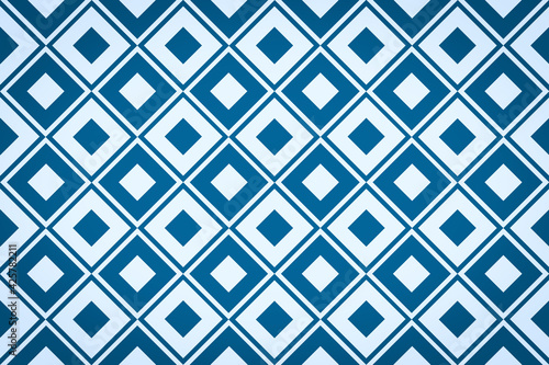 Diagonal square illustration. Geometric background with squares.