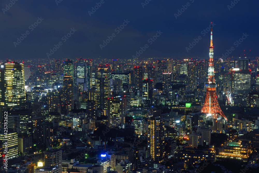 Naklejka premium 東京シティビュー