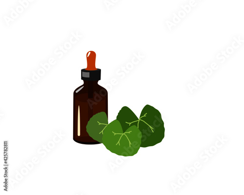 bottle of gotu kola oil photo