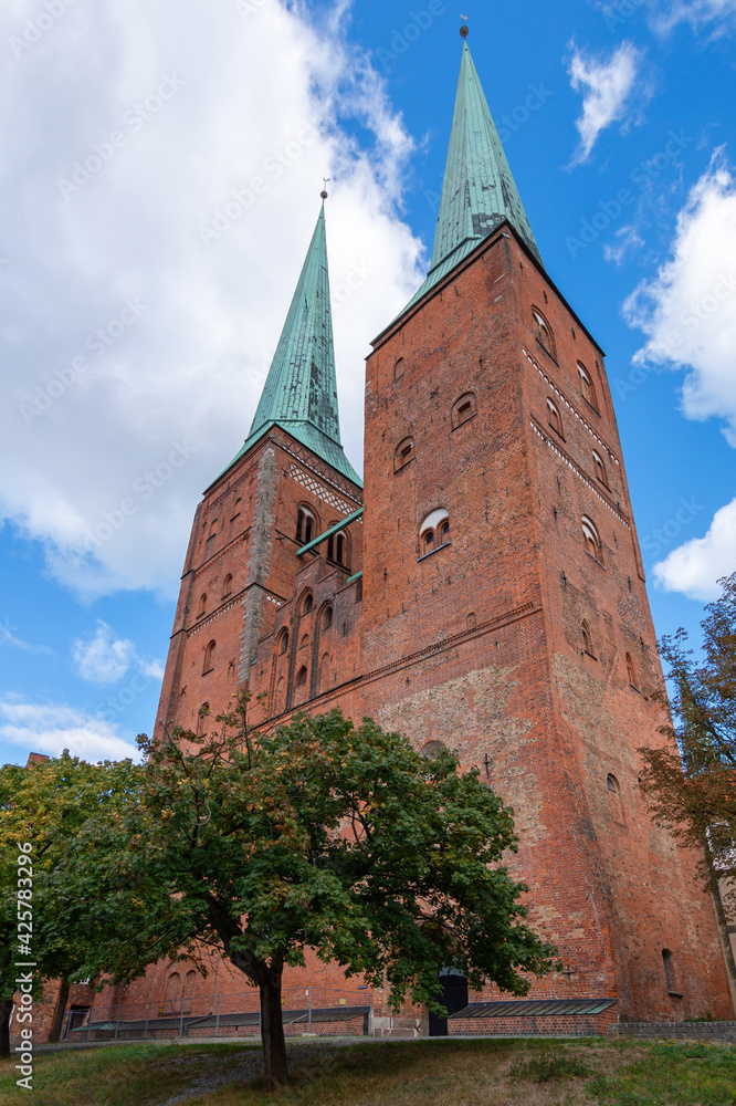 Der Dom zu Lübeck in der Hansestadt Lübeck, Schleswig-Holstein