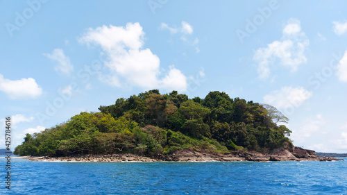 tropical island in the sea