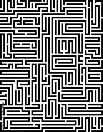 Maze texture vintage and place for your text isolated. Abstract illustration. Concept psychology, creative problem solving, logical thinking, the study of human relations, vector Illustration eps10