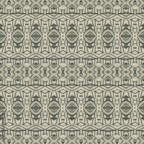 Grey colors geometric seamless vector pattern