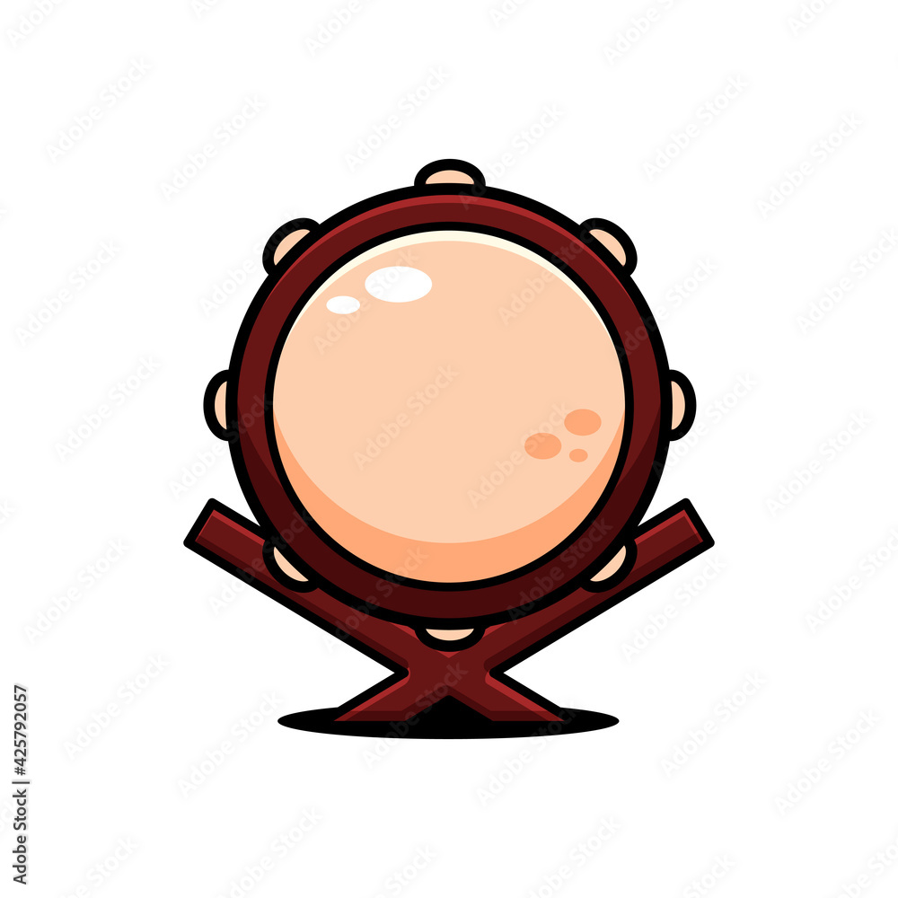 vector bedug illustration design. The bedug with an outline is suitable for stickers, icons, mascots, logos, clip art, and other graphic purposes