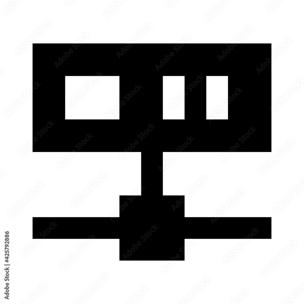 Shared server or server network outline icon
Shared server or server network outline icon