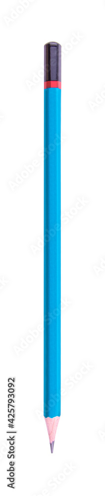 blue pencil on abstract white background blue pencil on abstract white background