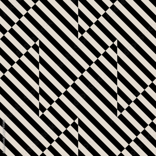 Seamless abstract pattern in constructivism soviet style. Vector vintage 20s geometric ornament.