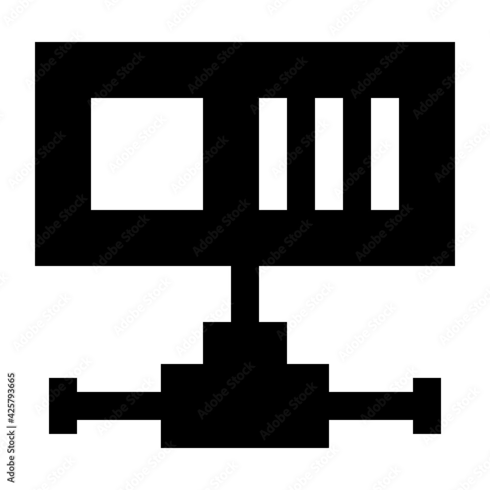 Shared server or server network outline icon
Shared server or server network outline icon