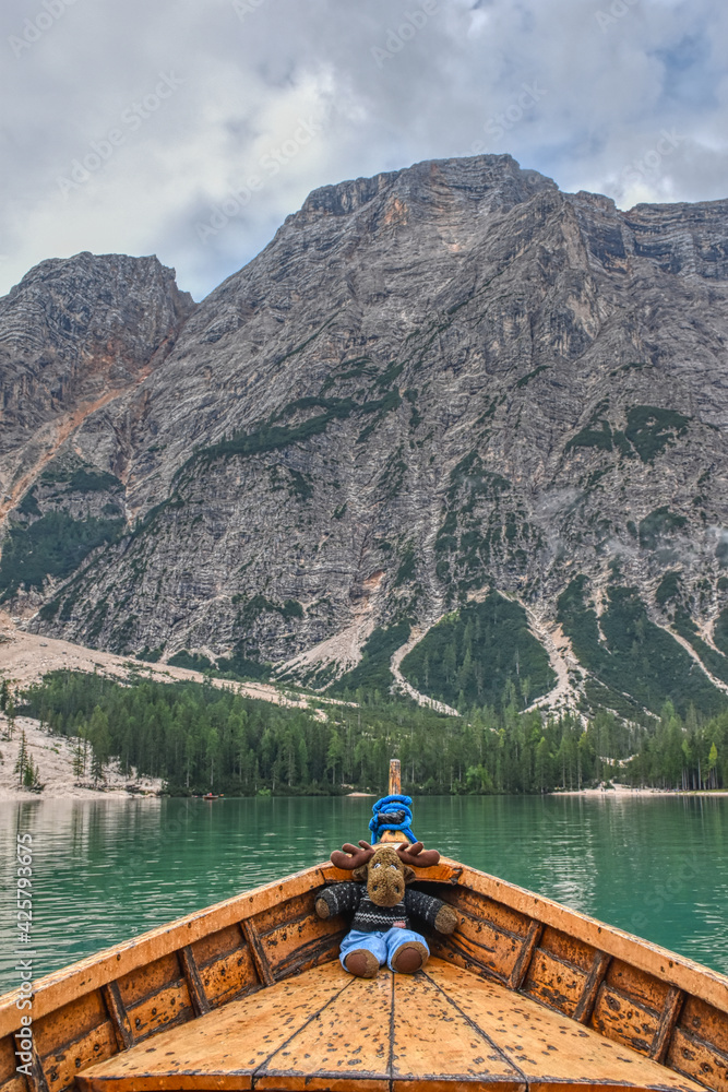 Foto de See, Pragser Wildsee, Wildsee, Bergsee, Südtirol, Italien