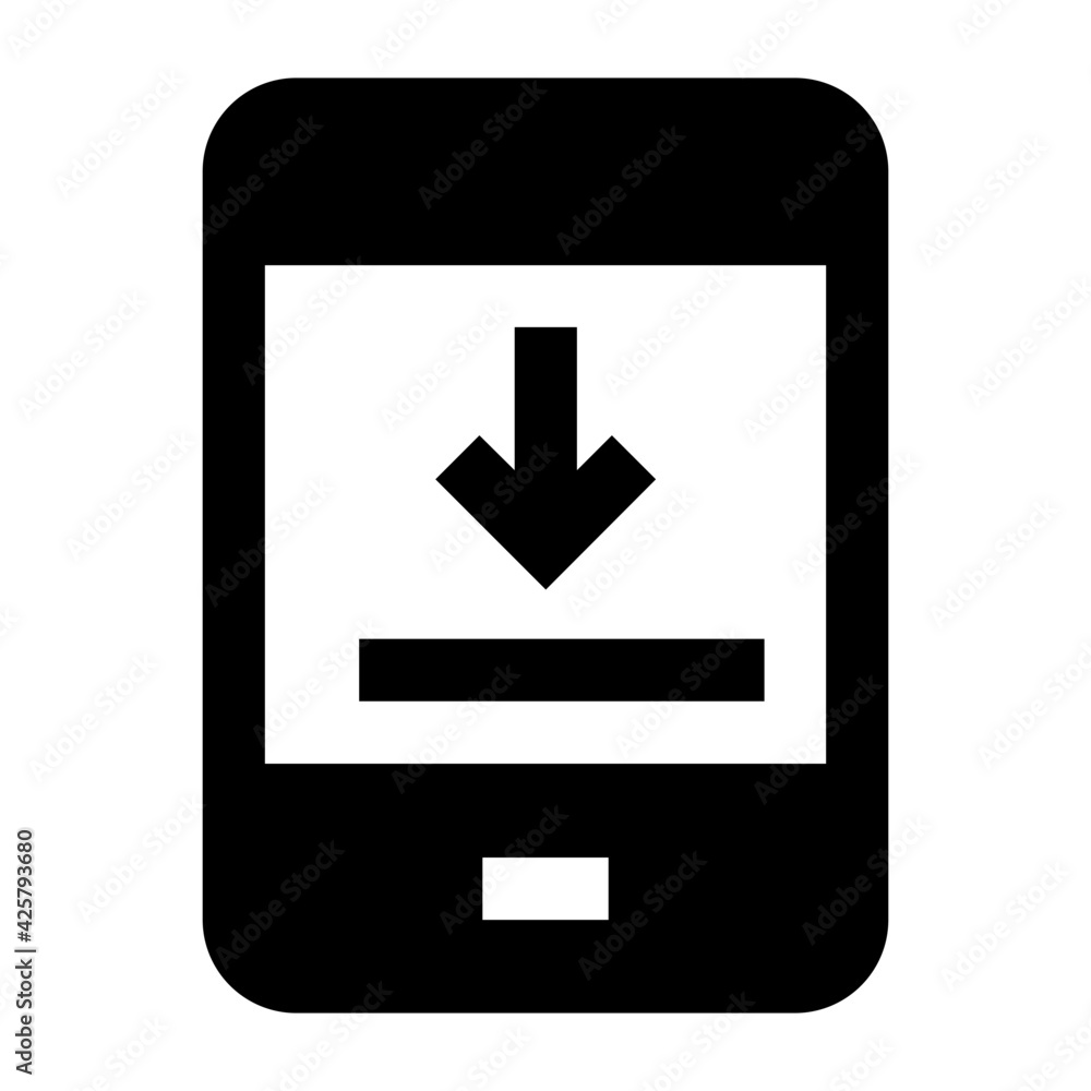 A mobile download linear design
A mobile download linear design